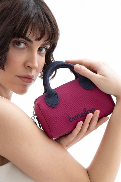 United Colors of Benetton Benetton Women's Crossbody Bag - Plum-Navy Bnt1593
