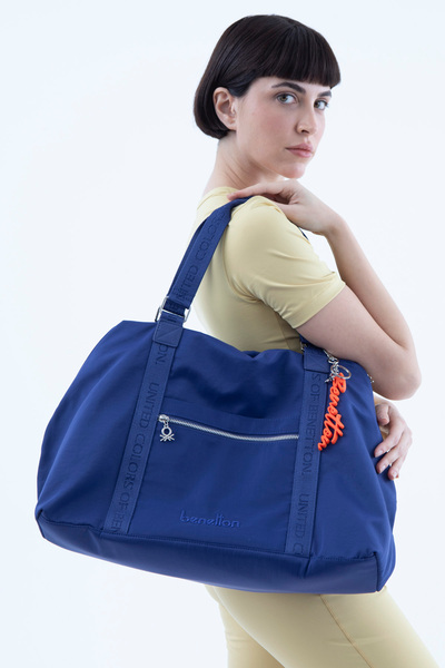 United Colors of Benetton GEANTA DE MÂNĂ BENETTON DE DAMA ALBASTRU ÎNCHIS BNT...