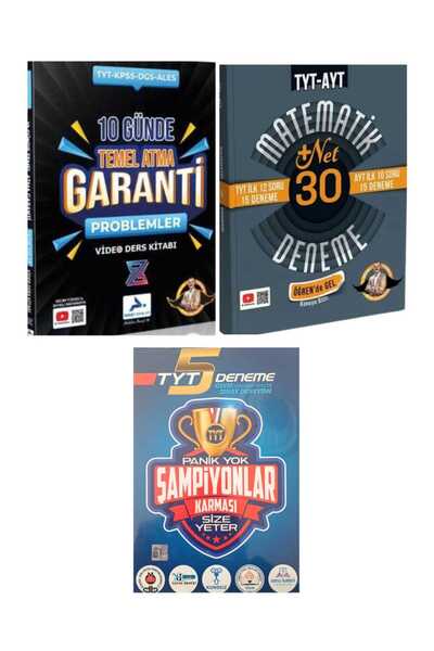 paraf yayınları 10 Günde problemler bıyıklı matematik tyt ayt deneme ve tyt ş...