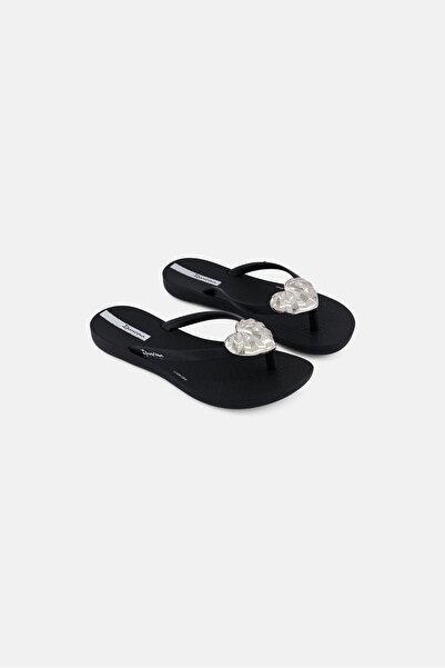 İpanema Kids Girl Ope Toe Slip On Slipper, Black