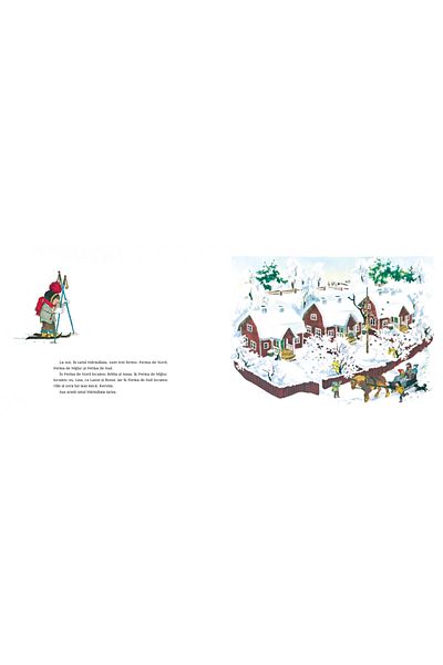Editura Cartea Copiilor Christmas in the village of Harmalaia - by Astrid Lindgren, illustrations by Ilon Wikland