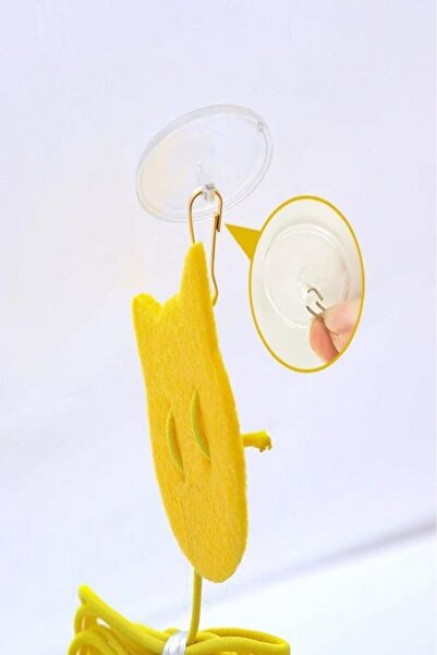 jetfast Colorful Elastic Cat Play Rod - Adhesive Training Toy