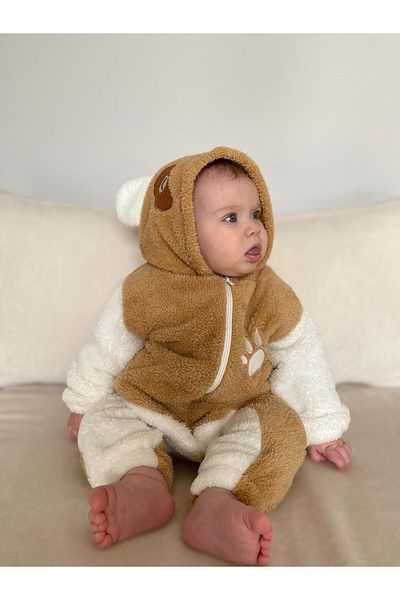 Minizade Welsoft Plush Unisex Zippered Winter Panda Baby Sleeping Bag