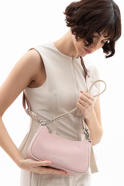 United Colors of Benetton Beneton Women's Crossbody Bag - Powder-Beige Bnt1600