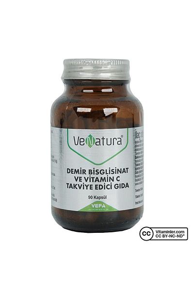 VeNatura Iron Bsg and Vitamin C 90 Capsules