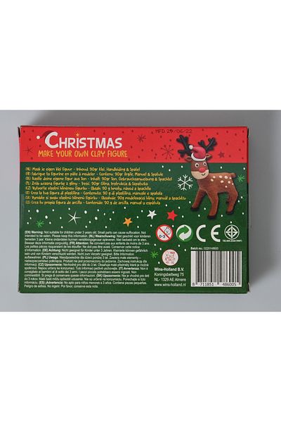 WinsHolland DIY Set Create your own plasticine figurine, winter theme