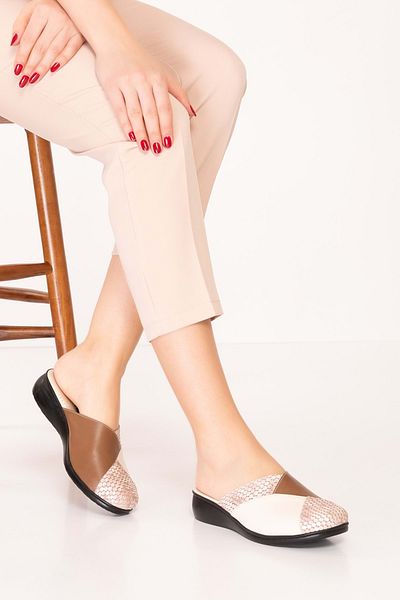 Gondol Genuine Leather House Slippers - Özl.450