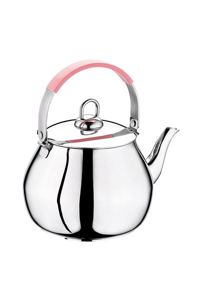 OMS Steel Teapot Xl Size Silicone Handle