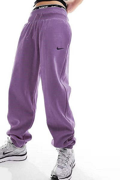 Nike Αθλητικά ρούχα Phoenix Fleece High Rise Oversized Ανακλινόμενο Plus Size Ψηλόμεσο Γυναικείο Φούτερ