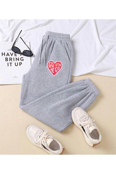 RPT MODA ΦΟΥΤΕΡ JOGGER ΜΕ Άνετο ΕΛΑΣΤΙΚΟ ΠΟΔΙ ΚΑΙ ΤΣΕΠΕΣ ΜΕ ΕΚΤΥΠΩΣΗ ΚΑΡΔΙΑ