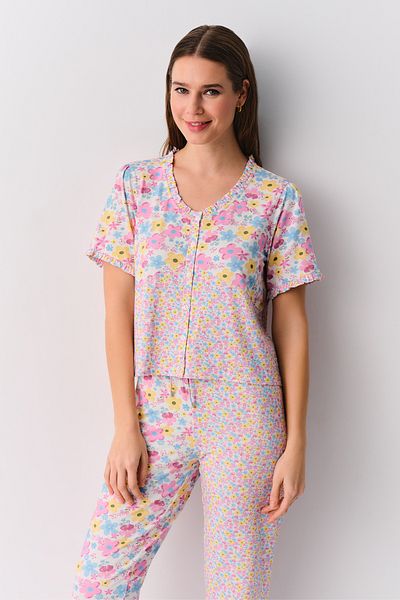 SUWEN Blossom Masculine Pajama Set