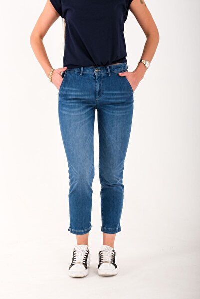 Blues Outlet Γυναικείο τζιν παντελόνι Mashhad Lycra - Πλαϊνές τσέπες, Μπλε