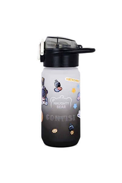 Eazy Kids Water Bottle 500ml wt Handle - Black