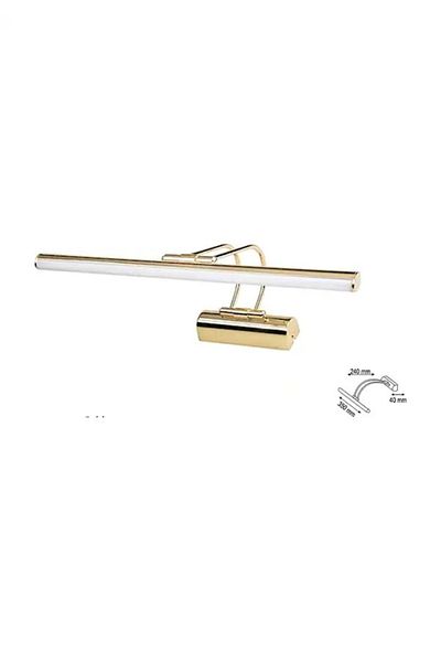 Merve 6W Gold Case Flute Sconce 6500K / White Light