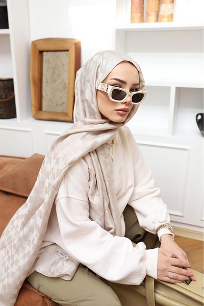 Siyane Γυναικείο σάλι Queen Jacquard