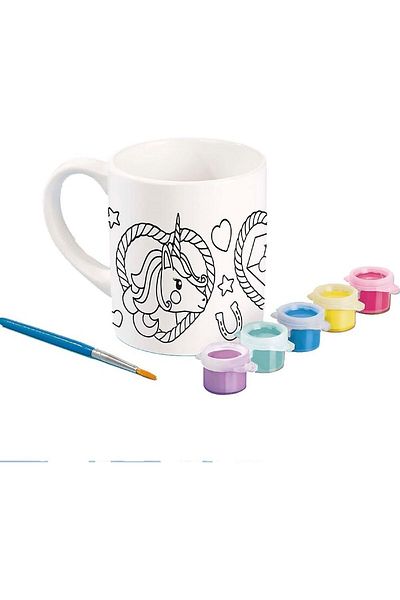 Totum Creative set Paint a mug with unicorns