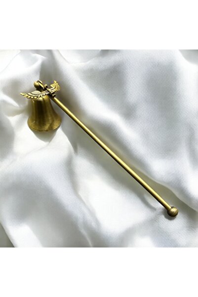 Mercan Tasarım Atölyesi MISIR KARTALI MUM SÖNDÜRÜCÜ-ANTİK BRONZ