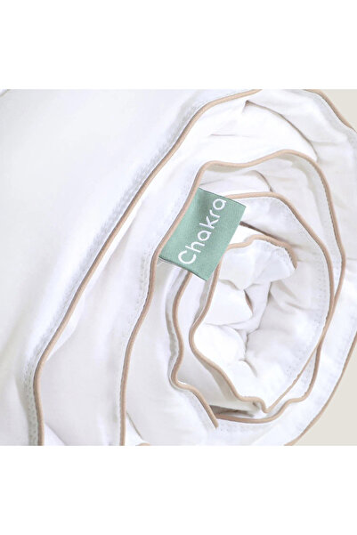 Chakra Soya Quilt 195x215 Cm White