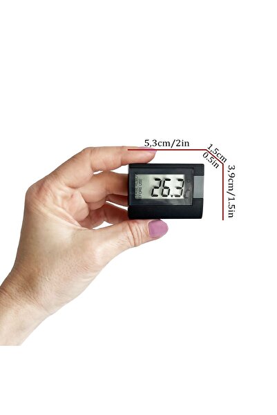 TFA Mini Dijital Termometre Siyah