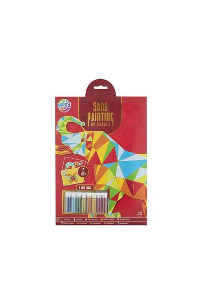 Moxy Creative set Sand painting by numbers, Elephant, A4