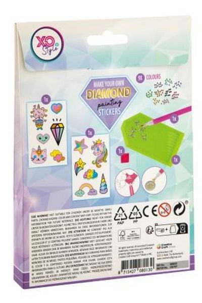 GRAFİX Creative set, Create your own stickers with rhinestones, Diamond paint stickers, Grafix