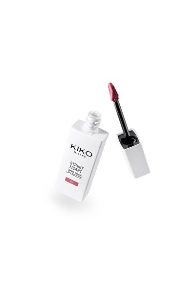 Kiko RUJ - Street Heart Vinyl Lock Lip Lacquer - 04 Taste Of Mauve