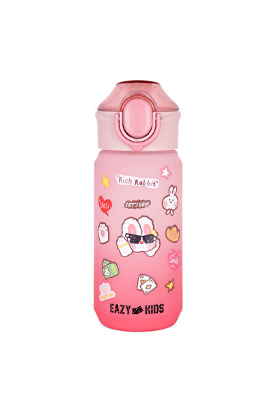 Eazy Kids Water Bottle 500ml wt Handle - Pink