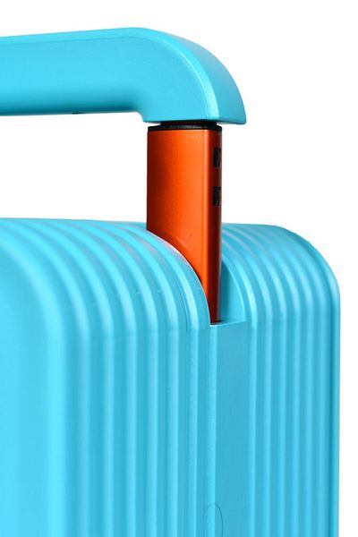 MORANO Morano Cabin Suitcase 20 Inch 4 Wheel Spinner with TSA Lock Blue