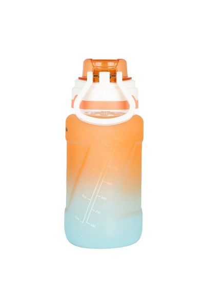 NovaKids Water Bottle 550ml with Straw - Orange