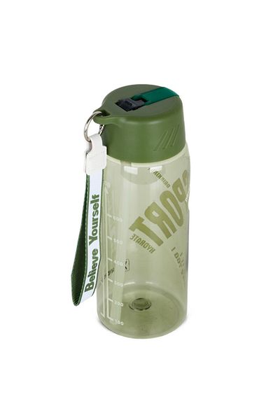Hydrobrew Water Bottle 800ml with Grab String - Green