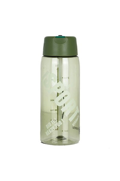 Hydrobrew Water Bottle 800ml with Grab String - Green