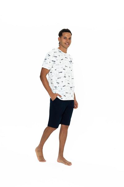 U.S. Polo Assn. Πόλο Ασν. Σετ ανδρικό σορτς εκρού