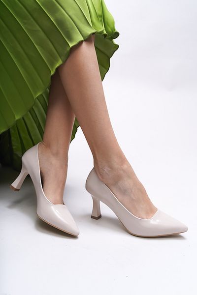 Riccon Skin Patent Leather Nerironyn Women's Heeled Shoes - 0012967