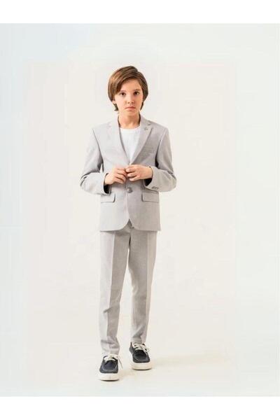 Zekids 3-6 Years Old Boys' Sports Set - T-Shirt, Linen Jacket and Pants