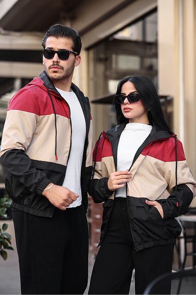 ÖNDER MODA Ανδρικό αδιάβροχο με επένδυση με κουκούλα με τσέπες