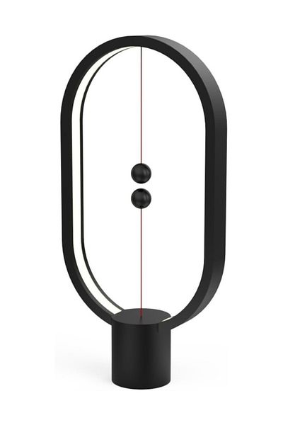 Taimi Smart USB Warm Light Lamp, Magnetic Suspension Switch-Black