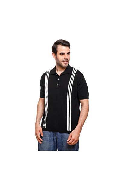 COUP - Woven Polo-Shirt With Short Sleeves 1100233-Black M