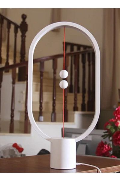 Taimi Smart USB Warm Light Lamp, Magnetic Suspension Switch-White