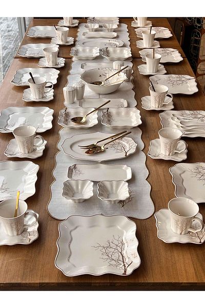 ROSSEV Arbol 86 Piece Breakfast Set - 12 People