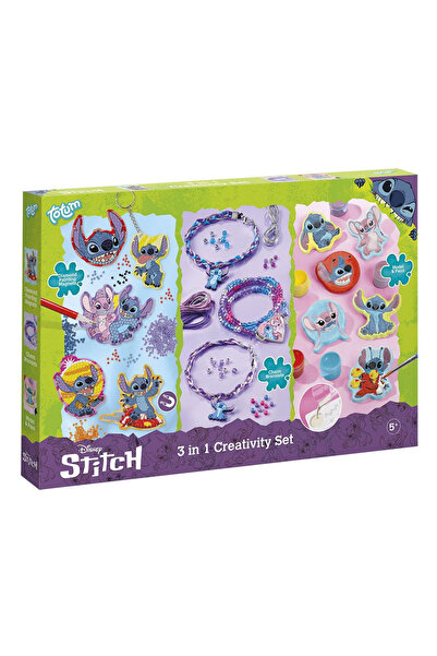 Totum Σετ βελονιάς 3 σε 1 - Βραχιόλια και ειδώλια ζωγραφικής με διαμάντια