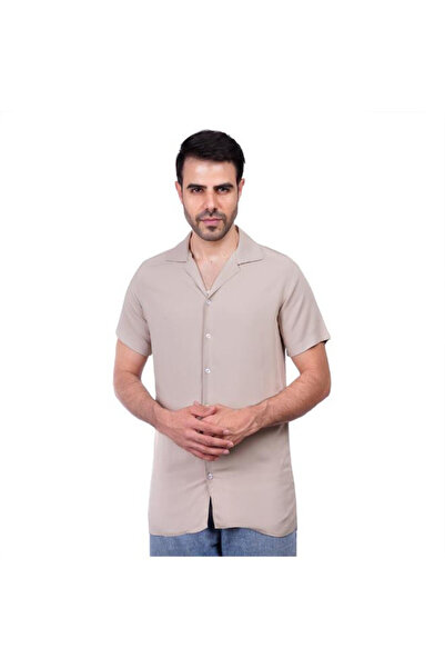 COUP قميص رجالي بأزرار 1200392 مقاس 3xl-بيج