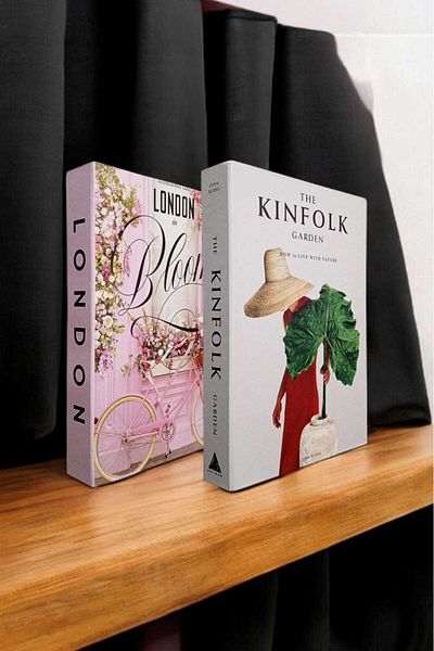 BayCazip Decorative Book Look Box Set of 2 Decorative Book Looking Box