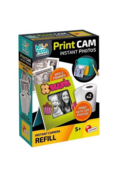 Lisciani Set of 2 spare rolls for 3 in 1 instant camera