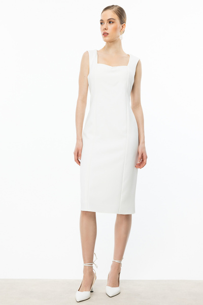 Mi Pret a Porter Φόρεμα Mi Heart Collar Pencil