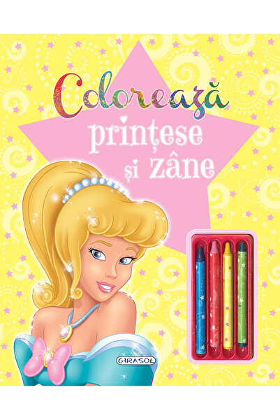 GIRASOL Coloreaza printese si zane