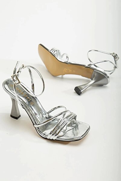 Satenora Zena Silver Heeled Shoes