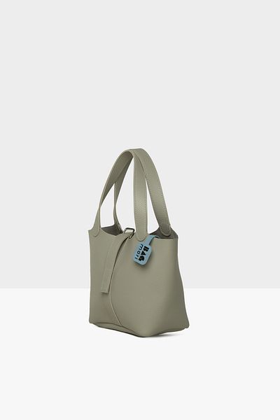 Bagmori Gray Women's Textured Hand Bag m 000008585