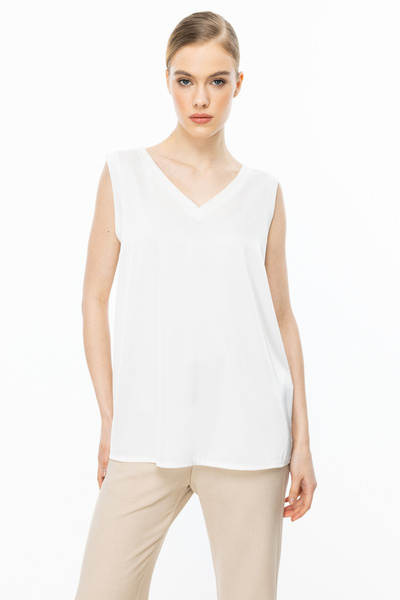 ON V-Neck Sleeveless Blouse