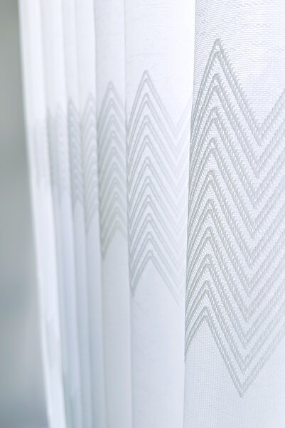 Brillant New Season Lace Tulle Curtain - Tight Pleated