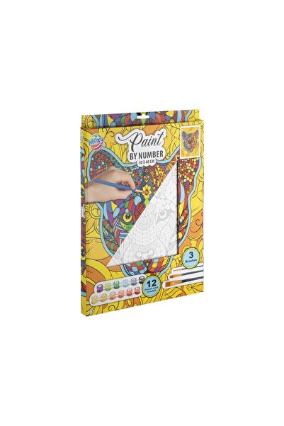 GRAFİX Set creativ, Picteaza pe numere, Canvas Pantera